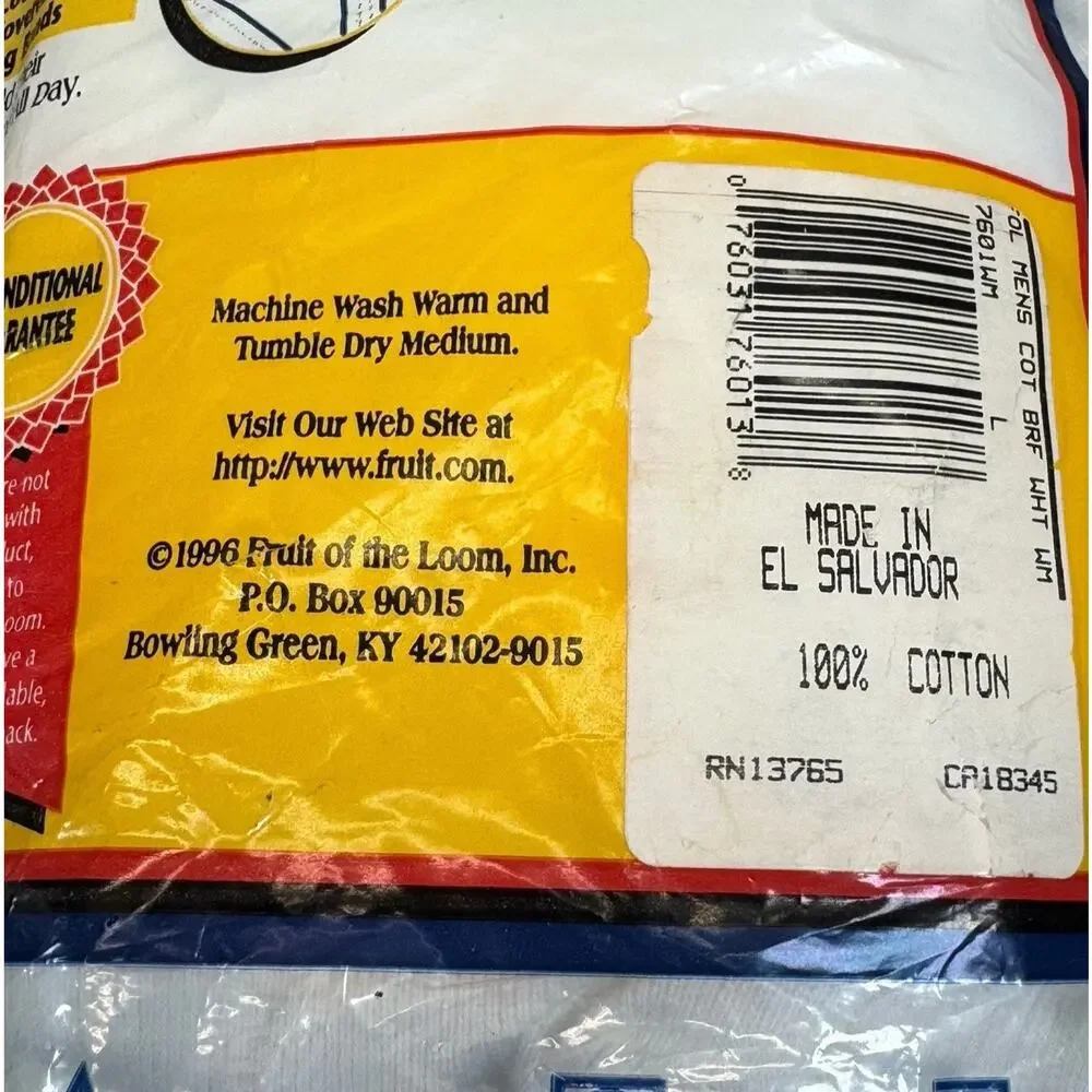 Fruit of the Loom step back